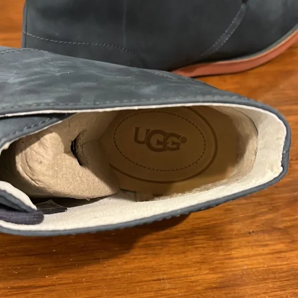Ugg Australia Westly Chukka Boots Midnight Blue Mens Size 12 display picture 1
